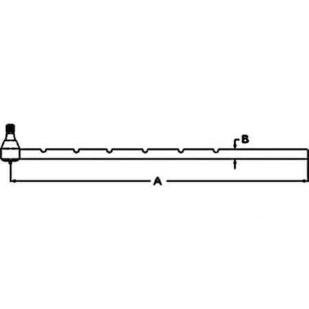 Tie Rod For International 354 434 384 414 275 444